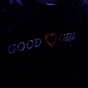 Velvet "Good Girl" Crop